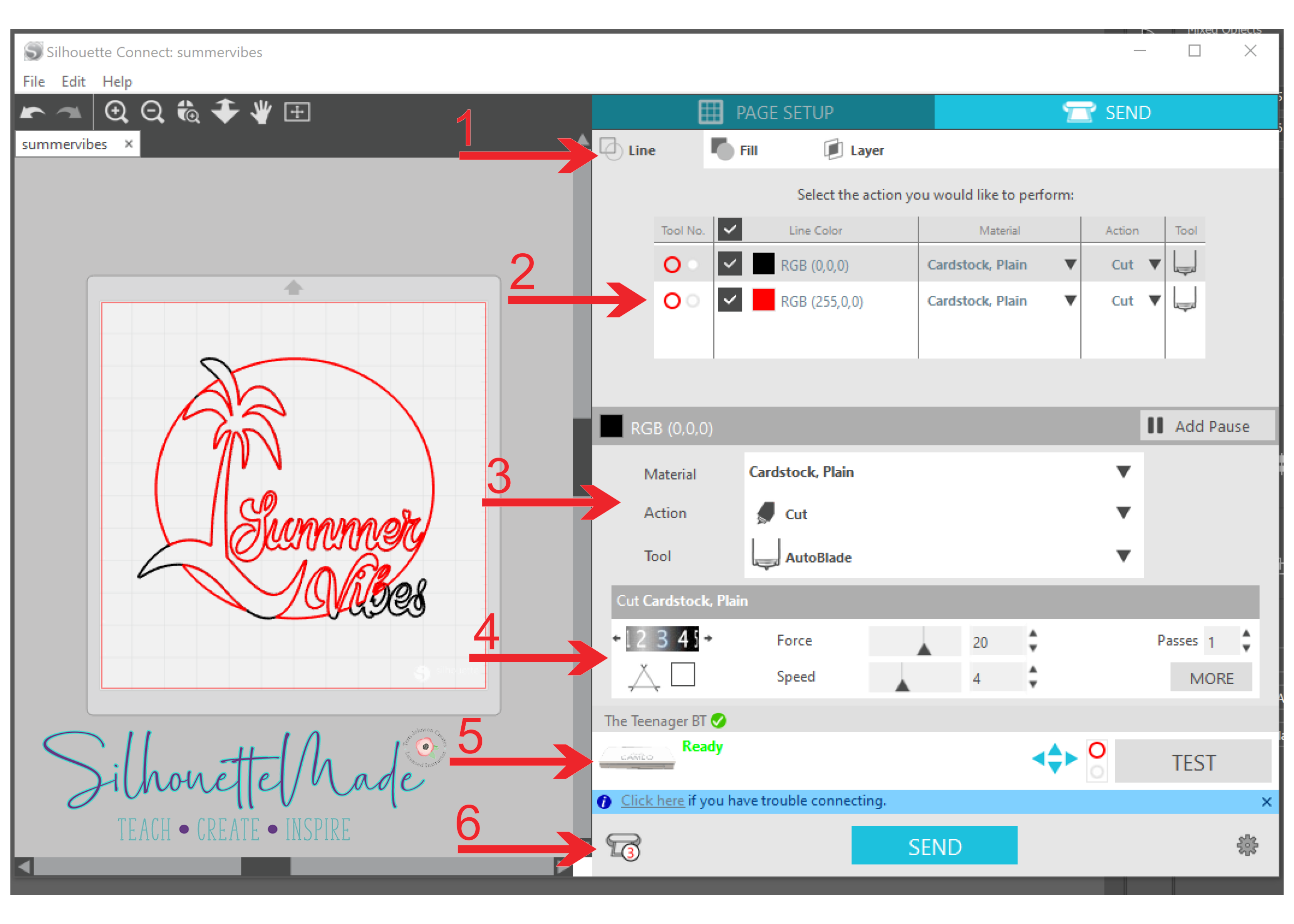 Using Silhouette Connect with Adobe Illustrator Sarah's Create Studio