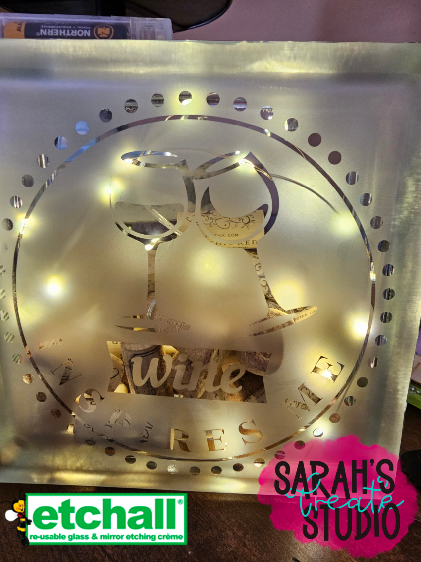Etched Soap Dispenser with Etchall - Sarah's Create Studio
